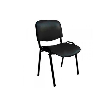 Silla Dakot 700 Apilable Ecocuero Negra