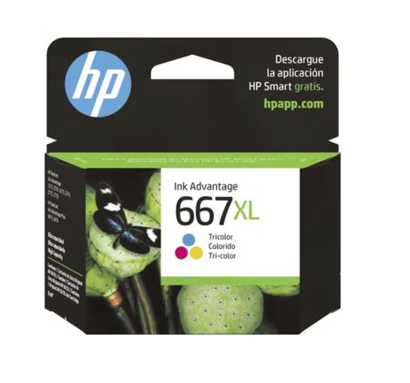 Cartucho HP 667XL Tri-color Ink Cartridge