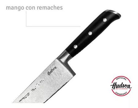 CUCHILLO CHEFF LÍNEA 7 PROFESSIONAL INOX. MANGO CON REMACHES NEGRO