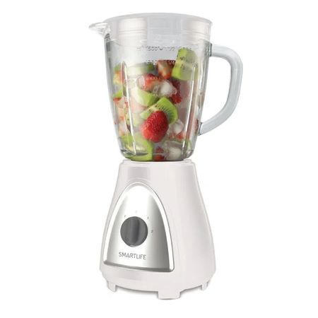 Licuadora Smartlife 1.5L 400W Jarra Vidrio SL-BL1008W Blanca