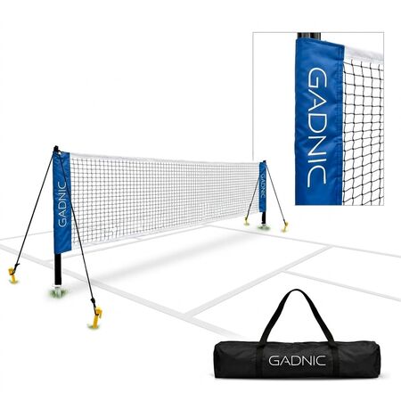 Red De Futbol Tenis Gadnic 3x085m Con Postes Metalicos Estacas Y Lineas De Cancha Portatil Poliéster Oxford