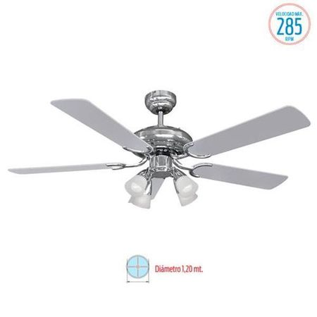 Ventilador Liliana VVTHM415R De Techo 48" 80W 5 Velocidades