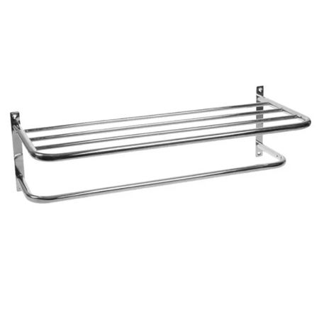 Toallero Repisa Pared De Acero Cromado Toallas Acero Inox