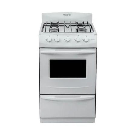 Cocina Escorial Candor S2 50Cm Blanca Gas Natural