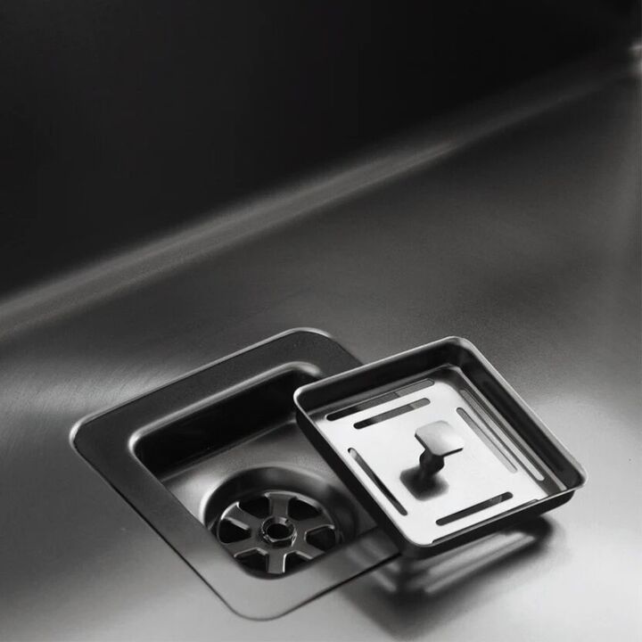 Pileta de Cocina Essentia Simple 670B Grafito Satinado Mi Pileta - Vista 4