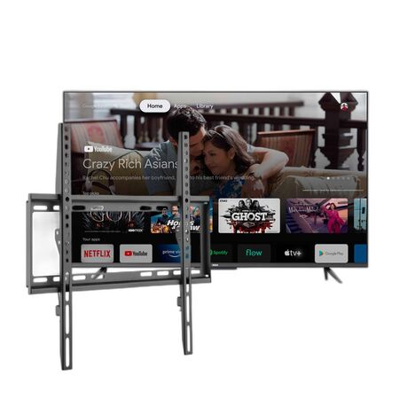 Combo Smart TV RCA 4K LED 55" + Soporte Fijo E-Soporter 32" a 70"