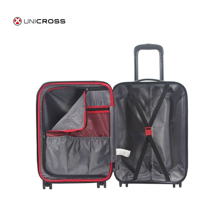 Valija Blanca Carry ON Unicross ABS 20 Ideal Cabina Ruedas 360 Expandible Super Liviana - Vista 2