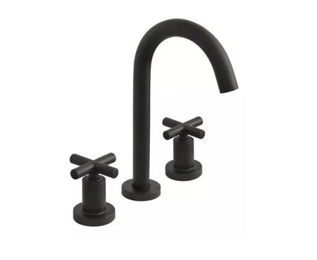 Griferia Baño Lavatorio Peirano Black Velvet 60-190 Metalico