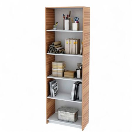 Biblioteca 5 Estantes Centro Estant 8001 Paraíso Alto 179cm