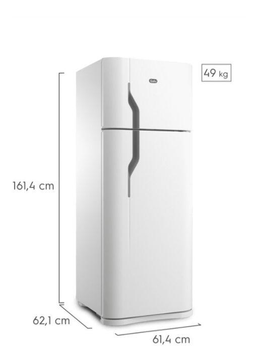 Heladera Gafa HGF368AFB blanca con freezer 330L - Vista 1