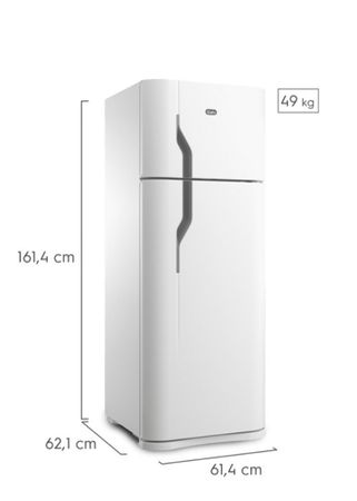 Heladera Gafa HGF368AFB blanca con freezer 330L