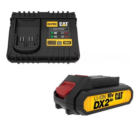 Bateria Cat Caterpillar 18v 2.0 Ah Dxb2 + Cargador Cat Dxc4