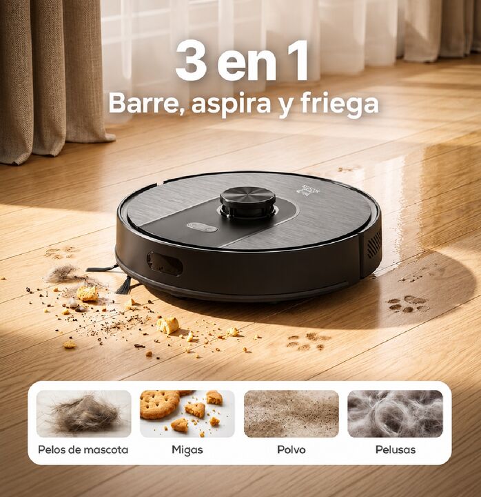 Aspiradora Robot Niza de Peugeot Smart Living - Vista 3