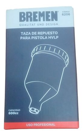 Taza Repuesto Bremen para Soplete HVLP
