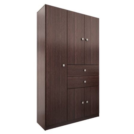 MULTIFUNCION ECO ORLANDI WE 716 PREMIUM - WENGUE, 5 PUERTAS, 2 CAJONES, 4 ESTANTES