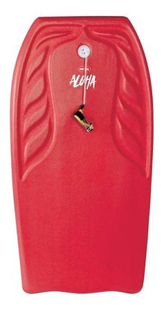 Tabla Bodyboard De 1m Color Rojo Mor Aloha