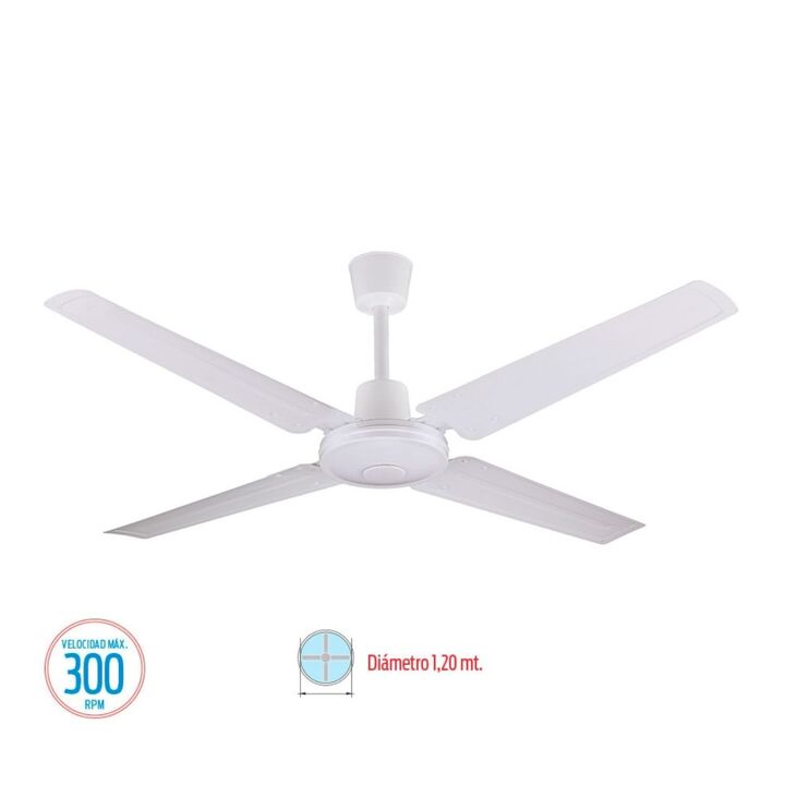 Ventilador de Techo Liliana modelo VTHB104 blanco chapa - Vista 1