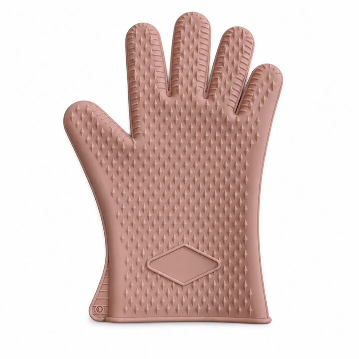 Manopla De Silicona Aislante Para Horno Rosa - Vista 1