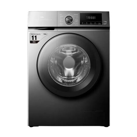 Lavarropa Carga Frontal 11 Kg Gris 1400 Rpm Inverter Tcl P111fl