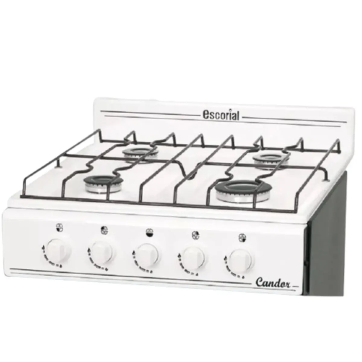 Cocina Escorial Candor S2 51 Cm Gas Envasado Blanca - Vista 2