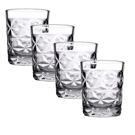 Set X 4 Vasos Trago Whisky Agua Vidrio Estrella Pasabahce