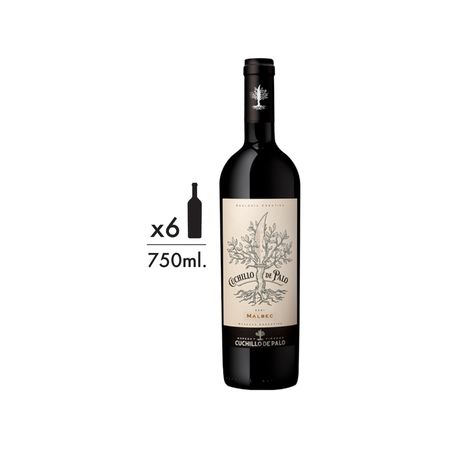 Vino Tinto Cuchillo de Palo Malbec Caja x 6