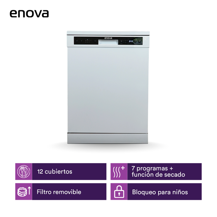Lavavajillas Enova 12 cubiertos KE12F10 - Vista 4