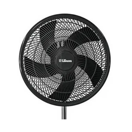 Ventilador de Pie Liliana Negro de 16 Silencioso con Oscilación VP16P
