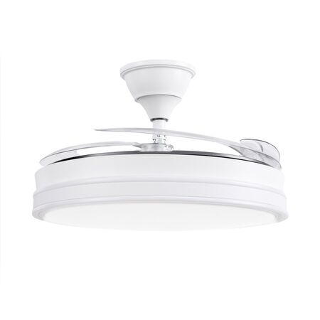 Ventilador De Techo Kanji Retractil Blanco
