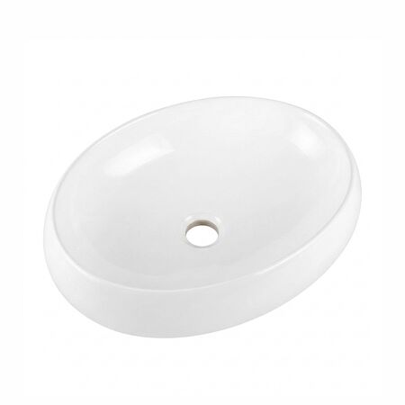 Bacha de Apoyo Gloa Fuente Oval Blanca