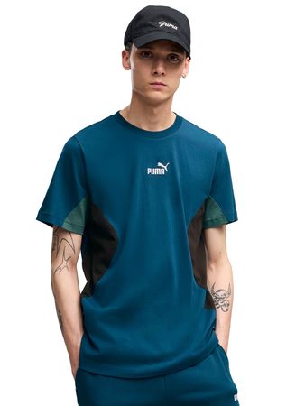 Remera Puma Essentials Sportstyle Hombre Moda Azul