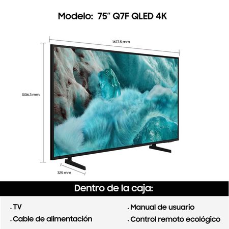 Smart Tv Qled Samsung 75P 4K Q7FA 