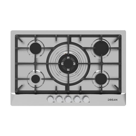 Anafe a Gas 76 cm Acero Inoxidable Drean AGDR76CIA