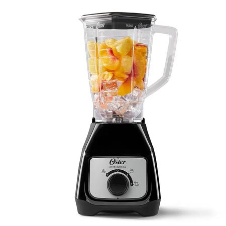 Licuadora Oster Pica Hielo Acople Metalico 1.25l Negra 550w