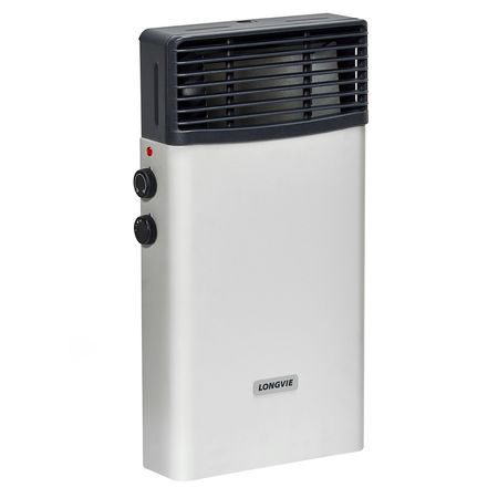 Calefactor Eléctrico Longvie 2000w Aluminio con Termostato Pie/Colgar Tiza