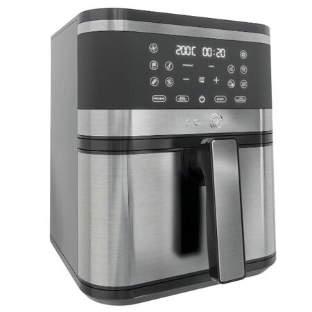 Freidora De Aire Fryer Digital Acero Inoxidable Morelli Fritello 700500