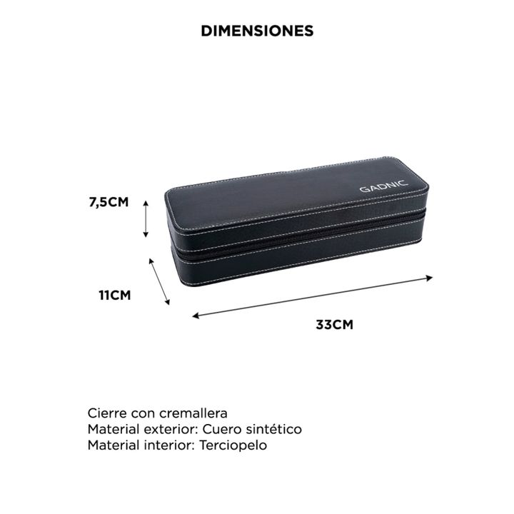 Caja Organizadora De Reloj Gadnic Estuche Para 6 Relojes - Vista 6