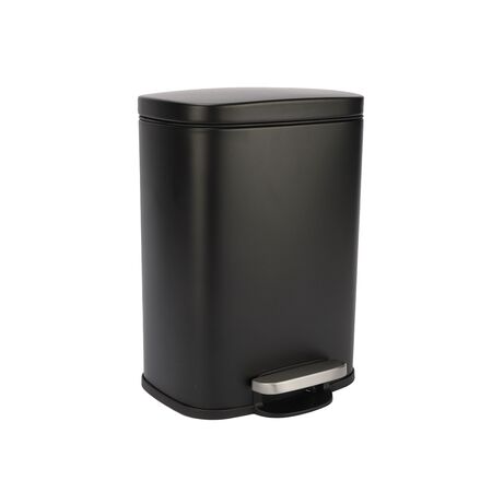 Cesto Basura Vonne Acero Negro 5 lts