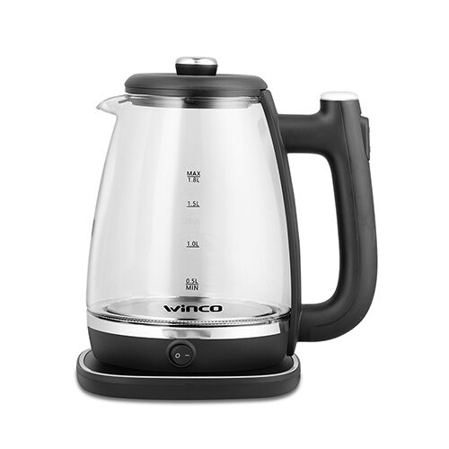 PAVA ELECTRICA WINCO W1719 VIDRIO 1.7 LT.HERVIDORA CORTE MATE - 4609762 - Vista 1