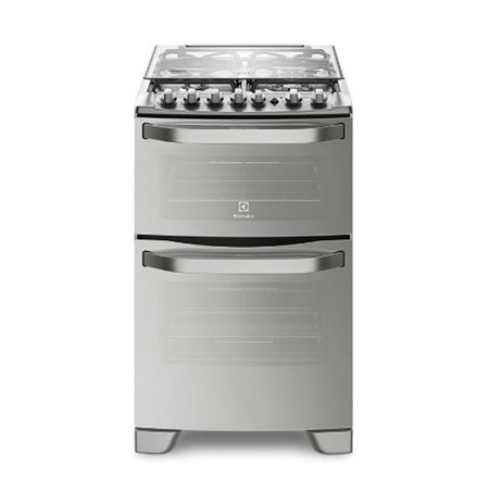 Cocina Electrolux 56 cm Doble Horno Inox 56DXQ