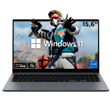 Notebook Samsung Galaxy Book4 15 6 Intel® Core™ i7 RAM 16 GB