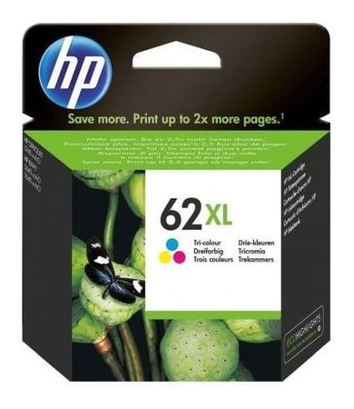 Cartucho De Tinta Hp 62xl Tricolor Original Para Hp Officejet