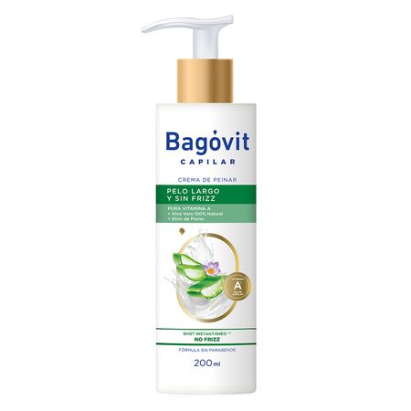 Bagovit Crema De Peinar Pelo Largo Y Sin Frizz 200 Ml