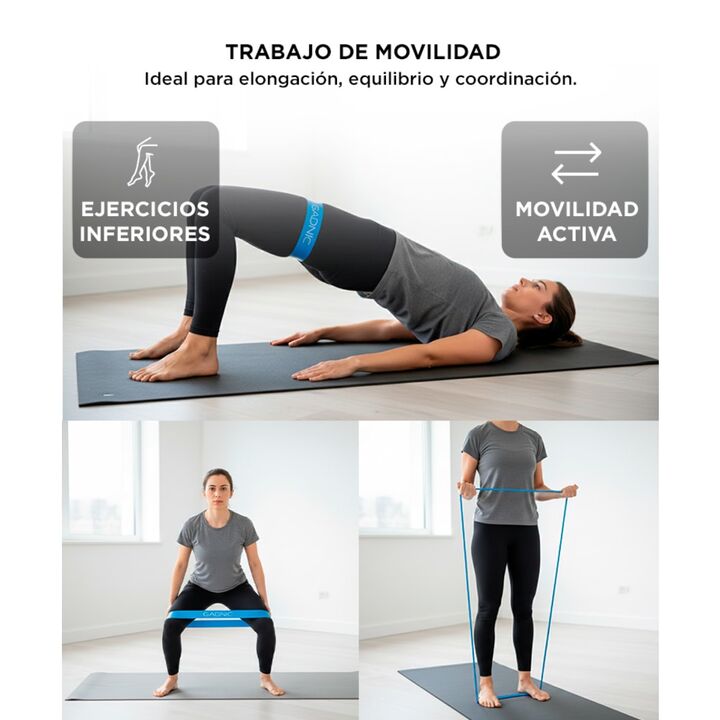 Banda de Resistencia de Entrenamiento Gadnic G-BAND105 Goma Elástica - Vista 4