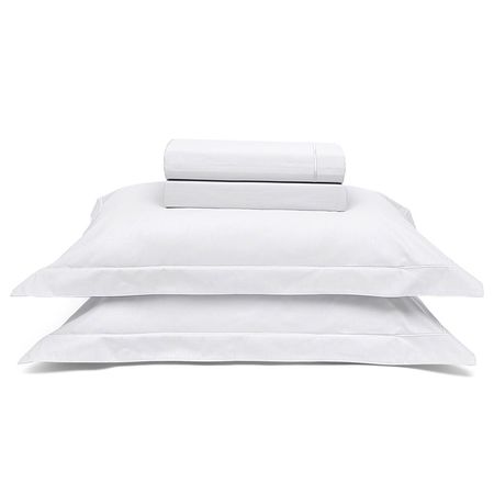 Juego de Sábanas de 230 hilos Reffin Queen color Blanco