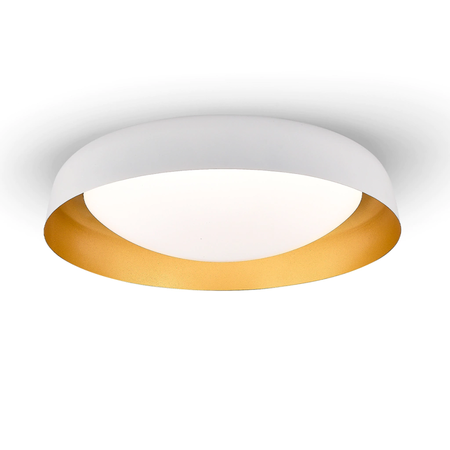 Plafon Circular Led 28w Blanco Madera Bela 52cm 3 Temperatura Deco
