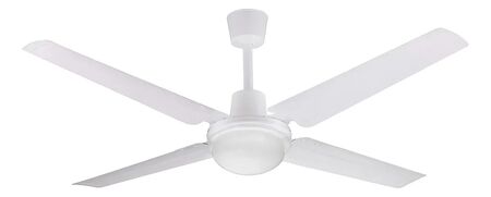 Ventilador de techo Liliana VTHB114 LUZ 4 palas Metal color blanco
