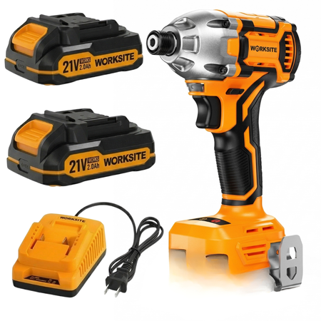 Atornillador De Impacto A Batería Brushless Worksite 270nm