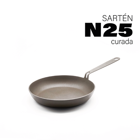 Sartén De Hierro Kankay N25 Antiadherente Ya Curada