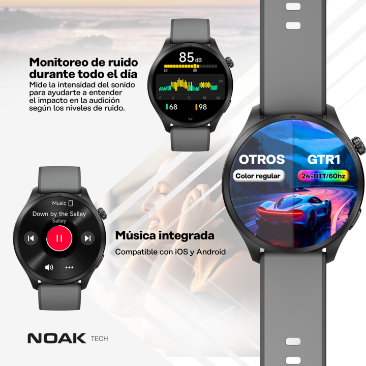 Smartwatch Noak S1 Ultra DUAL GPS 1.43" Amoled 5ATM - Vista 9